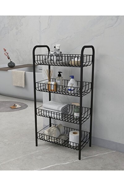 Emkatex Sebze Ve Meyve Sepeti Çok Amaçlı Mutfak Rafı Metal Düzenleyici Raf Ço...