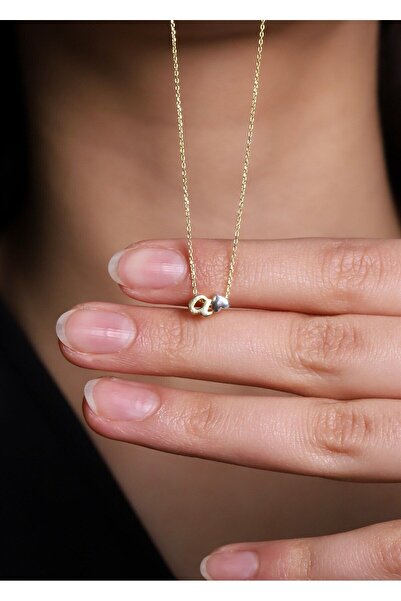 Ziu 925 Ayar El Yazılı Harfli Ve Kalpli A Kadın Gümüş Kolye (uzunluk 42 Cm) H...