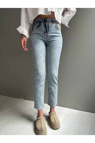 YouLikeButik Cut Leg Boyfit jeans