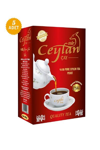 Ceylan çay 5 قطع 800 جرام شاي سيلاني مستورد سريلانكي سيلاني أسود