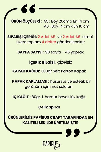 Craft 2 buc caiet cu spirală necăptușită - A5, spirală de oțel, 90 de coli, copertă din carton dur