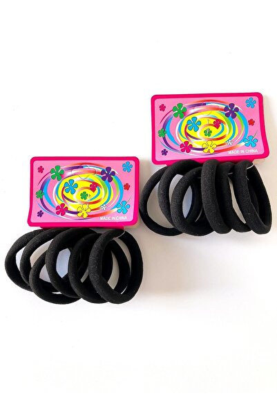 Cosmic Store Pachet de 12 catarame din cauciuc negru, flexibile și de înaltă ...