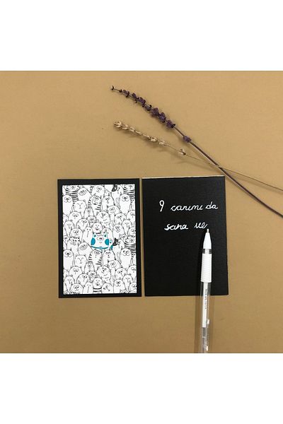 carton box Cemiyet Cat Greeting Card