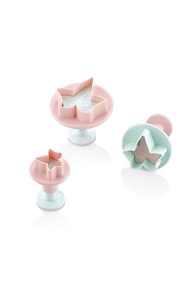 SUN 3 Pieces Leaf Pressed Sugar Dough Cutter