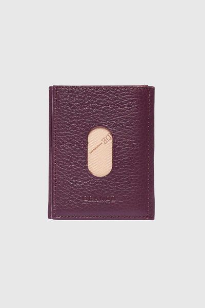 Grande 724 Genuine Leather Card Holder Arsel Plum