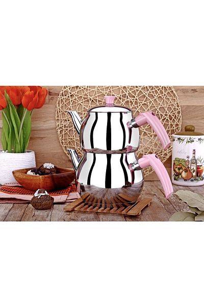 Viola Medium Sphere Pink-Fuchsia Teapot, 4 Grains
