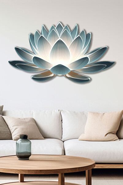 SteelArtDec Lotus Çiçeği Metal Tablosu