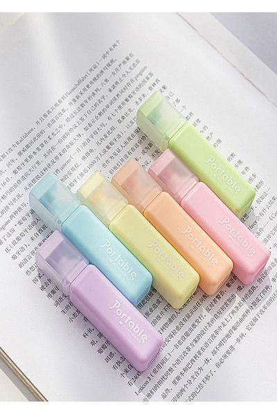 CHOSCH 6-Piece Portable Highlighter Set
