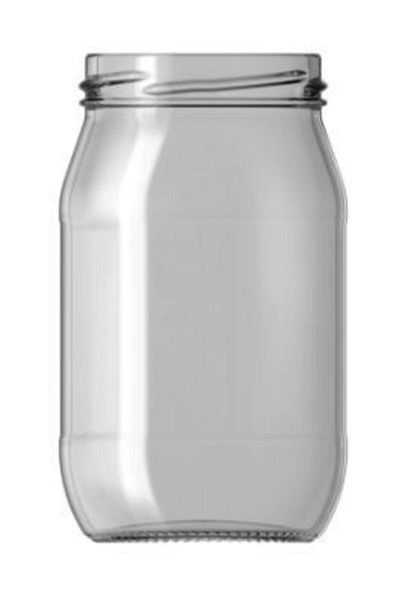 Paşabahçe Glass Jar with Lid 370 cc 10 Pieces Canned Honey Ka