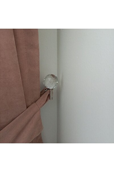 MGEHOME Кришталевий Renso Клейкий пристрій для кріплення штор Один клейкий Renso