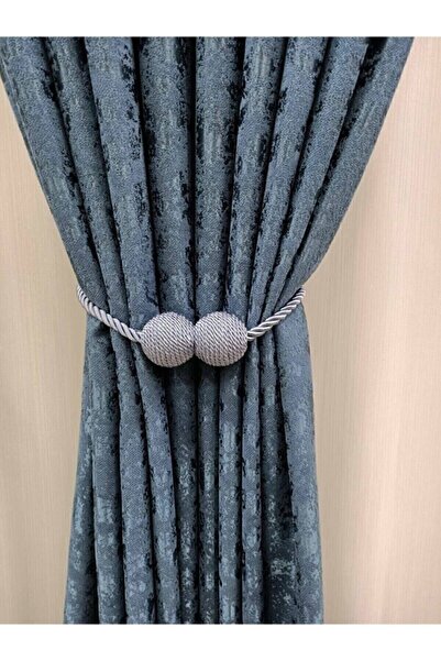 LUCIEN Mıknatıslı Perde Toplayıcı Açık Gri