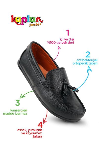 KAPTAN JUNIOR Pantofi clasici pentru baieti - KAPTAN JUNIOR GMNCR 515