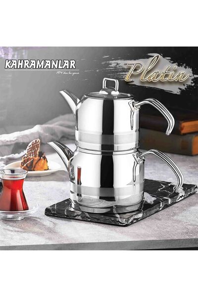 Kahramanlar Kahraman Kah 1023-p Enza Mega Boy Metal Sap Çaydanlık