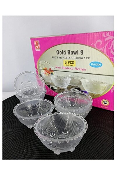 Rayan Μπολ με μοτίβο με χάντρες 6 τεμαχίων