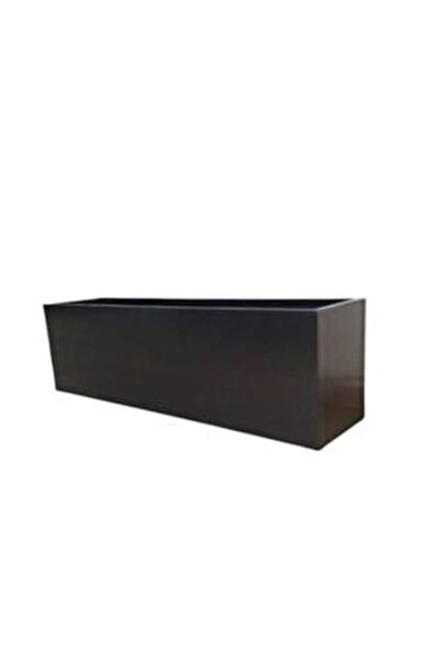ERHAN FLOWERS 120 cm Mdf Siyah Mat Saksı
