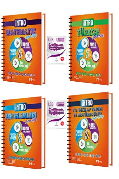 Mozaik Yayınları Mozaik 8. Sınıf Matematik Türkçe Fen Bilimleri Inkilap Intro...
