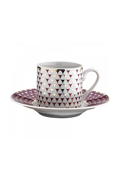 Kütahya Porselen Rüya 12 Piece Coffee Cup Set for 6 People 77512