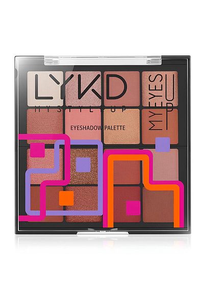 lykd 570 Model 16-Piece Flirty Babe Eyeshadow Palette