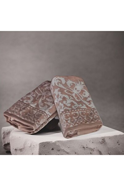 Özdilek منشفة أوزدليك باللون البيج - جاردينو 50x90 لليدين والوجه