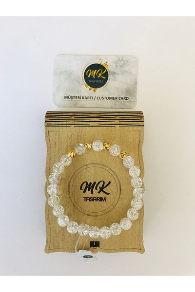 MK tasarım MK Design - Real Necef Stone Bracelet MKT6007