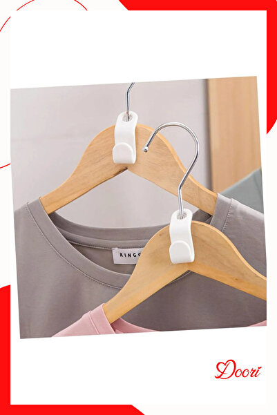 Doori gömlek giysi askısı çoklama kancası, askı aparatı dolap içi düzenleyici...