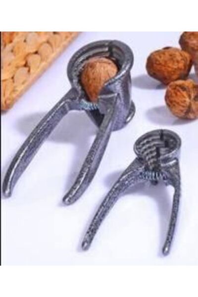 Nerox Metal Walnut and Hazelnut Cracker Set of 2