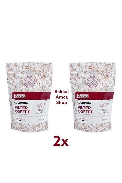Harras 250 gr x 2 Pieces Colombia Filter Coffee
