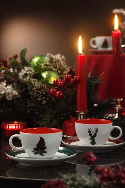 Kütahya Porselen طقم فناجين قهوة زيكما 4 قطع لشخصين 11896