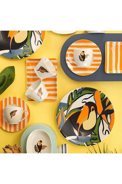 Kütahya Porselen Zeugma 32 Piece 12023 Decorative Breakfast Set
