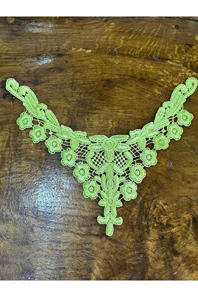 Gönülden Tasarım 28X11 см Фісковий зелений вишитий та пришитий аксесуар