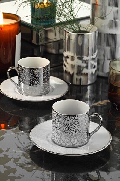 Kütahya Porselen Dream 4-Piece 2-Person Coffee Cup Set 11430