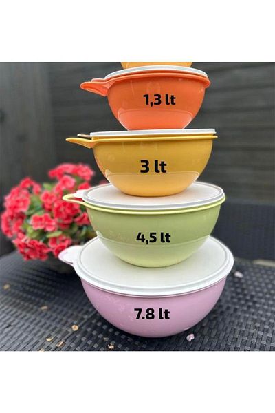 Tupperware 4-Piece Mixer Bowl Set