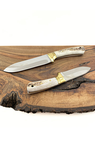 ACW Arts İkili Outdoor Bıçak,Baba-Ogul Model,4116 Seri Paslanmaz Çelikleri Kılıf