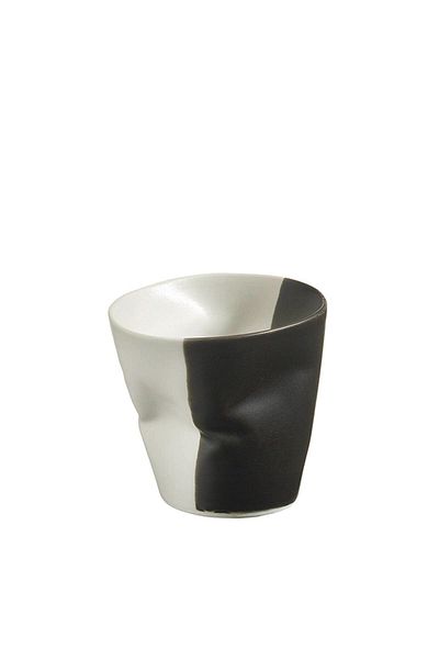 Kütahya Porselen Set de cafea Crash pentru 3 persoane - negru crem