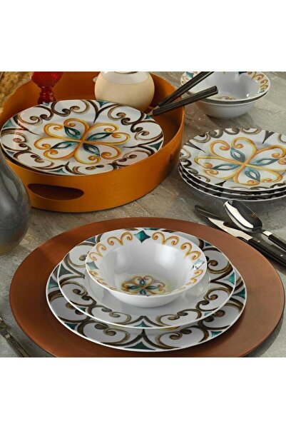 Kütahya Porselen Yasemin 24 Parça Yemek Takımı 885365