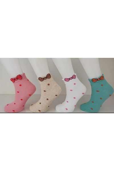 ASGÜL SOCKS Чорапи до глезена с шарка на панделка