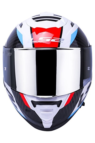 LS2 Storm 2 Racer Mavi-kırmızı Kask