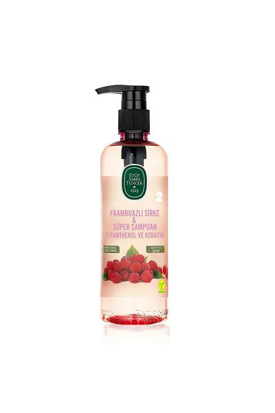 Eyüp Sabri Tuncer Raspberry Vinegar and Super Shampoo - 500 Ml x 3 Pieces