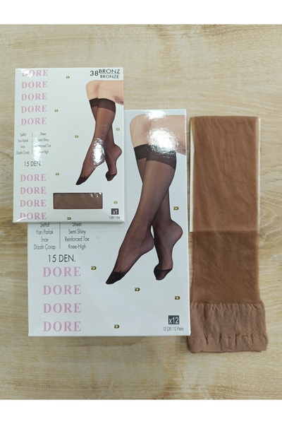 Dore Çorap 15 полулъскави тънки чорапи до коляното