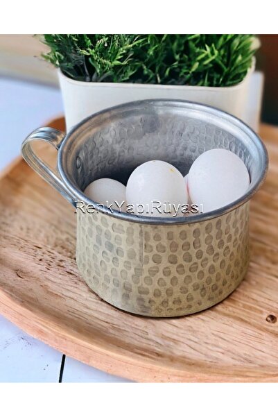 RENK YAPI RÜYASI Mutfak Bezlerini Kaynatmak Için Kazan Mini Boy Çap 13cm Yükseklik 9,5cm Alüminyum Kazan