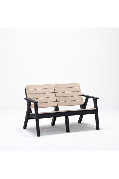 SANDALİE Sera Mindersiz İkili Koltuk/ Bahçe - Balkon - Teras Mobilyası