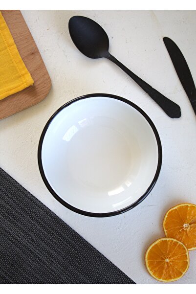 Elifle Emaye Kase 14cm Emaye Kase Çorba Kasesi Çerezlik Çok Amaçlı Kase