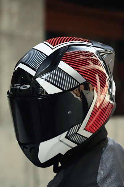 LS2 RAPID 2 Race EXTRA BEYAZ-KIRMIZI KASK