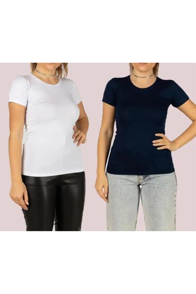 MaviMoure Γυναικείο κορμάκι 2 τεμαχίων με κοντό μανίκι με λαιμόκοψη Lycra Fle...