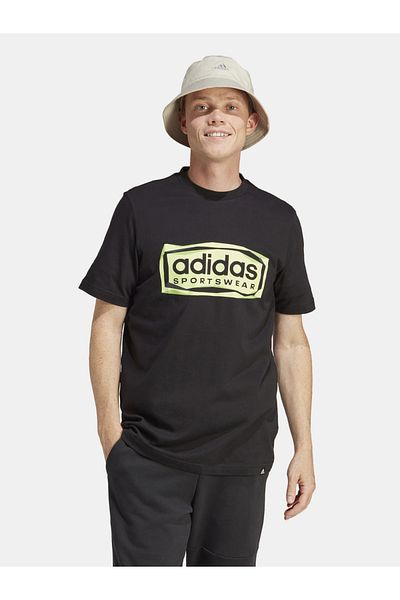 adidas Folded Sportswear Logo Print T-Shirt