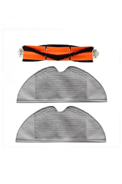 ibrush Xiaomi Vacuum Mop 1c 2c - فرشاة رئيسية متوافقة مع قطعتين من قماش الألياف، Stytj01zhm