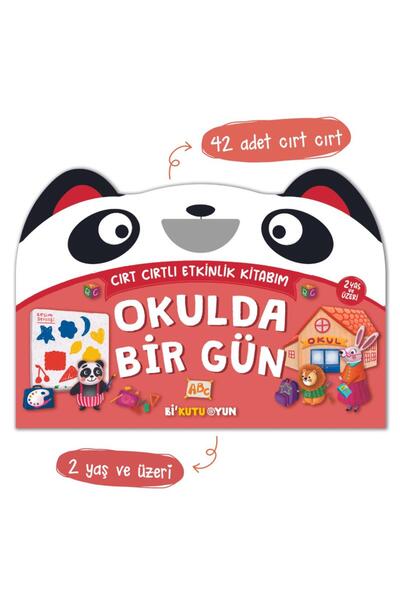 Bi Kutu Oyun Cırt Cırtlı Etkinlik Kitabım - Okulda Bir Gün