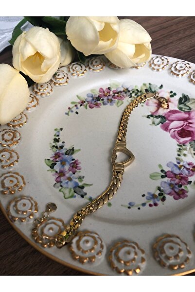 yadeco jewellery Çelik Kalp Bileklik