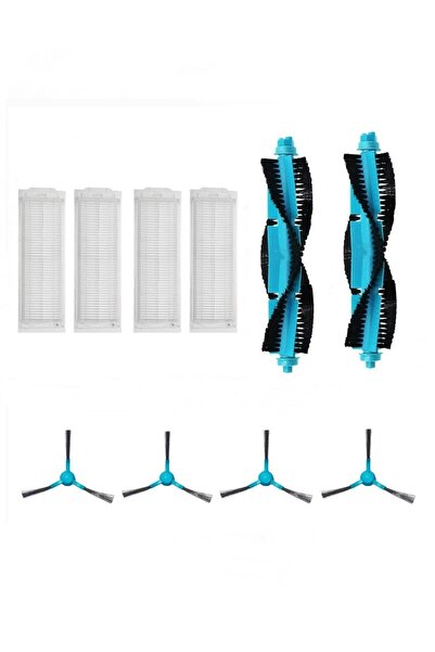 ibrush Σετ 10 τεμαχίων συμβατό με Mi Robot Vacuum Mop Pro, μπλε χρώμα