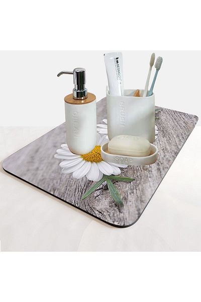 Else Dekor Χαλάκι παρουσίασης Organizer μπάνιου με μοτίβο Cosmetic Jewelry Mat Organizer